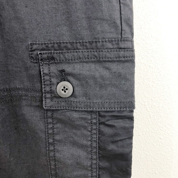 Prana Tie Waist Gray Hiking Pants Size 6 - Picture 3 of 8